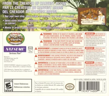 Hometown Story (Usa) box cover back